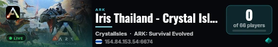Iris Thailand - Crystal Isles - PvE X10 NO MOD - (v361.7) live status badge