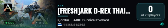 [FRESH]ARK D-REX THAILAND PVPNOWIPE [FJ] - (v358.24) live status badge