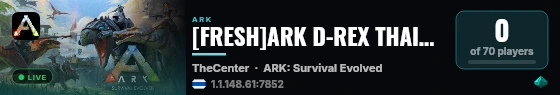 [FRESH]ARK D-REX THAILAND PVPNOWIPE [CEN] - (v358.24) live status badge