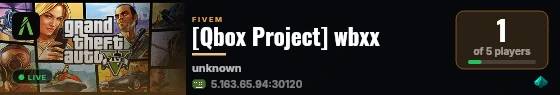 [Qbox Project] wbxx live status badge