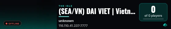 (SEA/VN) DAI VIET | Vietnam EVRIMA Survival live status badge