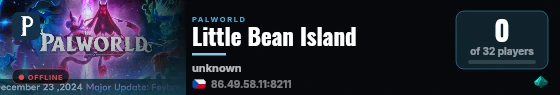 Little Bean Island live status badge
