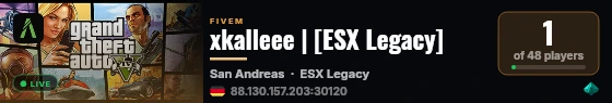xkalleee | [ESX Legacy] live status badge