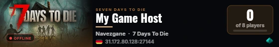 My Game Host live status badge
