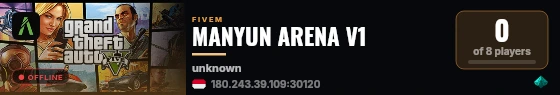 MANYUN ARENA V1 live status badge