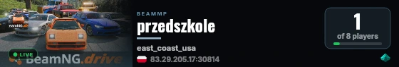 przedszkole live status badge