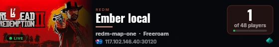 Ember local live status badge