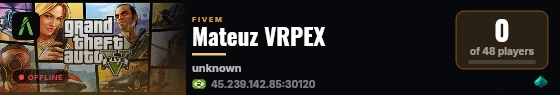 Mateuz VRPEX live status badge