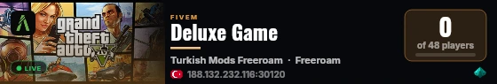 Deluxe Game live status badge