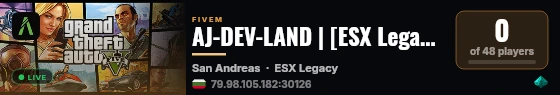 AJ-DEV-LAND | [ESX Legacy] live status badge