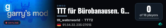 TTT für Bürobanausen. GEHT ARBEITEN! live status badge
