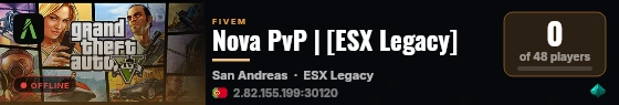 Nova PvP | [ESX Legacy] live status badge