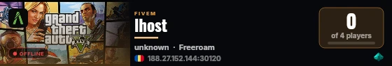 lhost live status badge