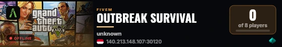 OUTBREAK SURVIVAL live status badge