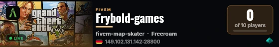 Frybold-games live status badge