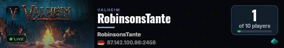 RobinsonsTante live status badge