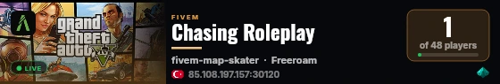 Chasing Roleplay live status badge