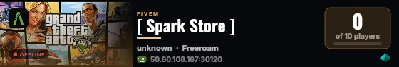 [ Spark Store ] live status badge