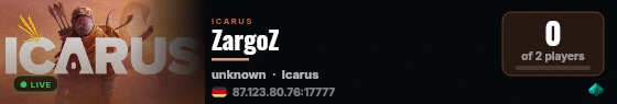ZargoZ live status badge