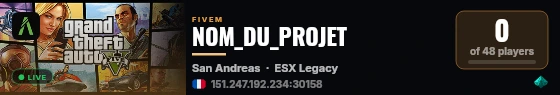 NOM_DU_PROJET live status badge