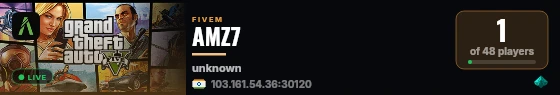 AMZ7 live status badge