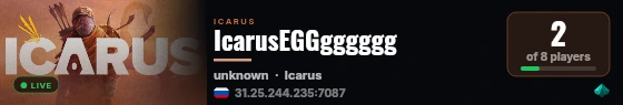 IcarusEGGgggggg live status badge