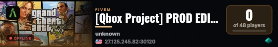 [Qbox Project] PROD EDITOR live status badge