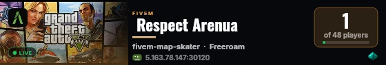 Respect Arenua  live status badge