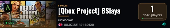 [Qbox Project] BSlaya live status badge