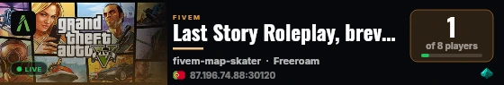 Last Story Roleplay, brevemente! live status badge
