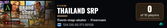 THAILAND SRP live status badge