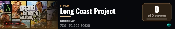 Long Coast Project live status badge