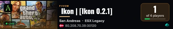 Ikon | [Ikon 0.2.1] live status badge