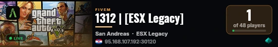 1312 | [ESX Legacy] live status badge