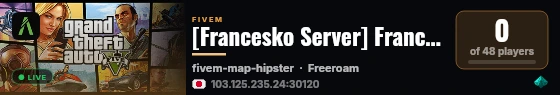 [Francesko Server] Francesko Server live status badge