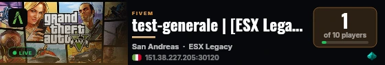 test-generale | [ESX Legacy] live status badge