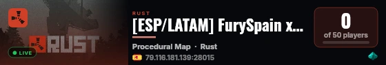 [ESP/LATAM] FurySpain x3 [Quad|BP|Loot+|Kits|Backpack|Skins|Hom live status badge