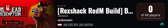 [Rexshack RedM Build] BG-Test live status badge