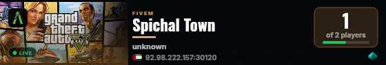 Spichal Town live status badge