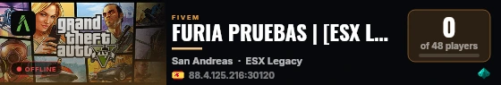 FURIA PRUEBAS | [ESX Legacy] live status badge