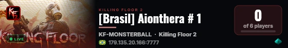 [Brasil] Aionthera # 1 live status badge
