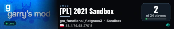 [PL] 2021 Sandbox live status badge