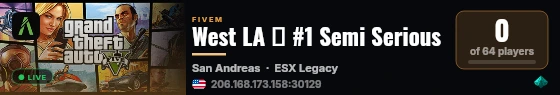 West LA → #1 Semi Serious live status badge