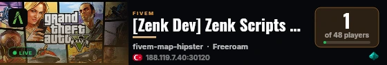 [Zenk Dev] Zenk Scripts Test live status badge