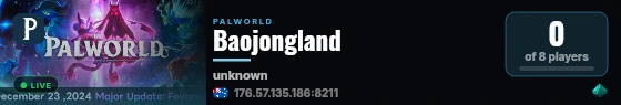 Baojongland live status badge