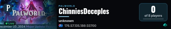 ChinniesDeceples live status badge