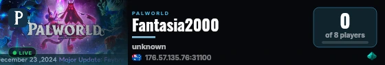 Fantasia2000 live status badge