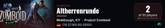 Altherrenrunde live status badge