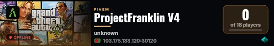 ProjectFranklin V4 live status badge