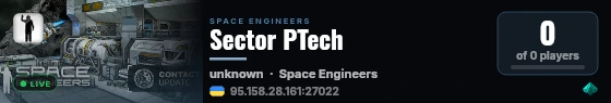 Sector PTech live status badge